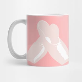 Pink Ballet Dancing Shoes Digital Art | Melanie Jensen Illustrations Mug